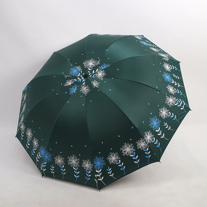 Damen Regenschirm mit floralem Design Brehn