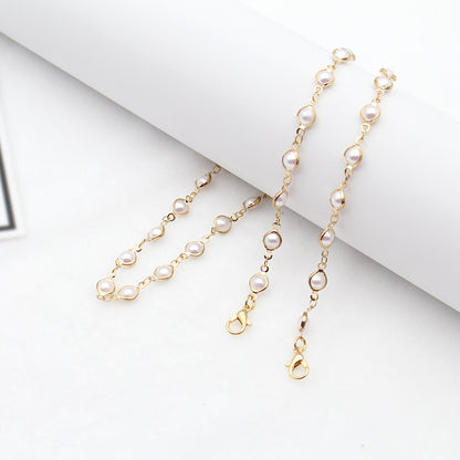 Elegante perlenverknüpfte Brillenketten Brehn