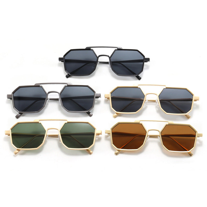 Damen stilvolle Sonnenbrille im eleganten Achtkant-Design Brehn