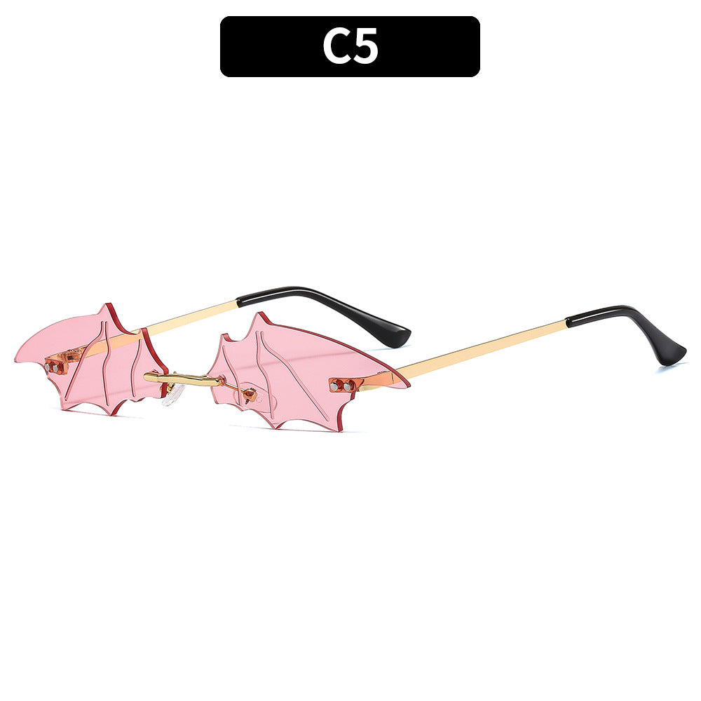 Künstlerische Fledermausförmige Sonnenbrille