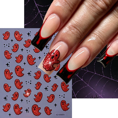 Halloween-Themen Nagelkunst Aufkleber Set  1791507032
