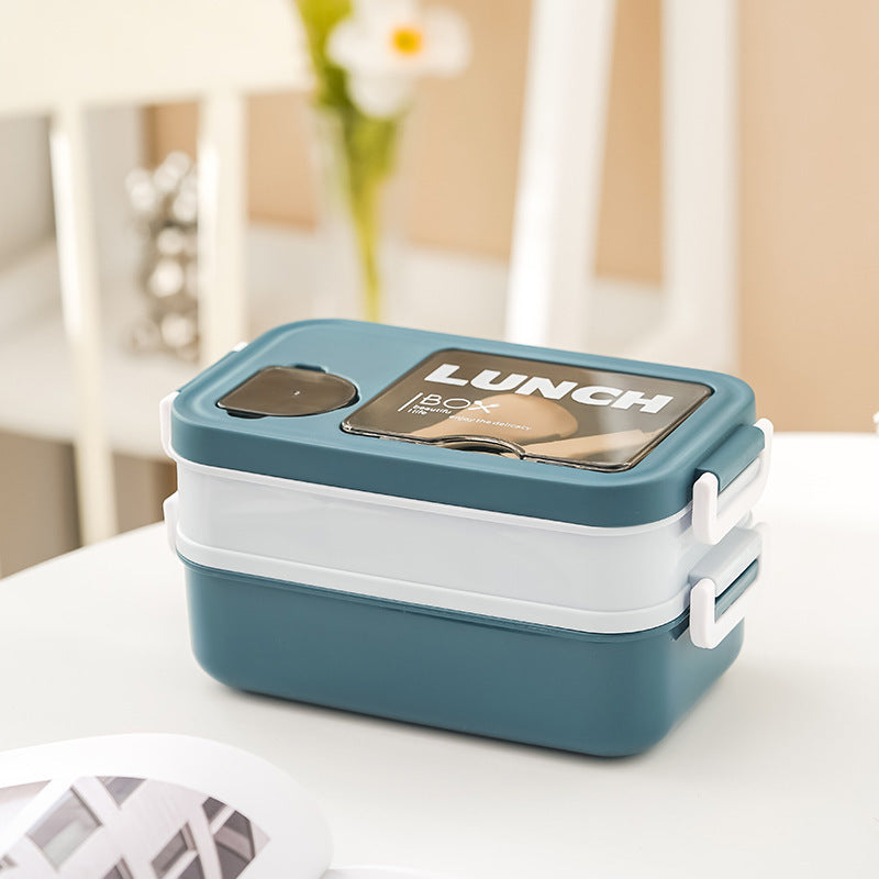Doppelschichtige Lebensmittelaufbewahrung Lunchbox