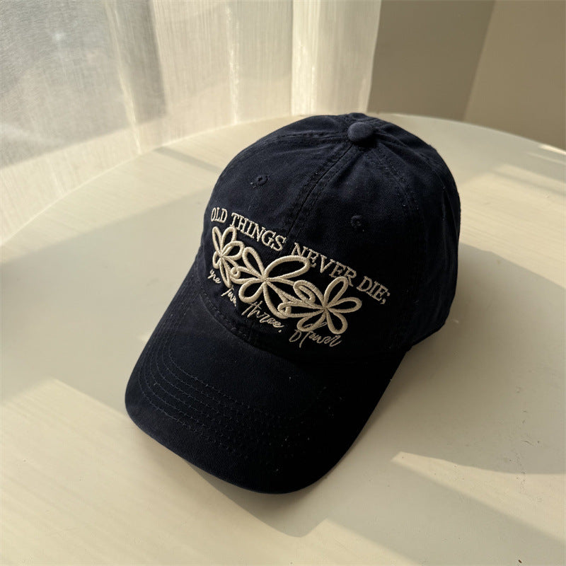 Damen Bestickte Blumen Baseballmütze Brehn 1783922211