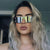 Damen Sportliche Sonnenbrille mit futuristischem Design Brehn