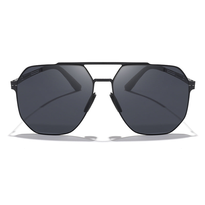 Premium Geometrischer Rahmen Sonnenbrille Brehn