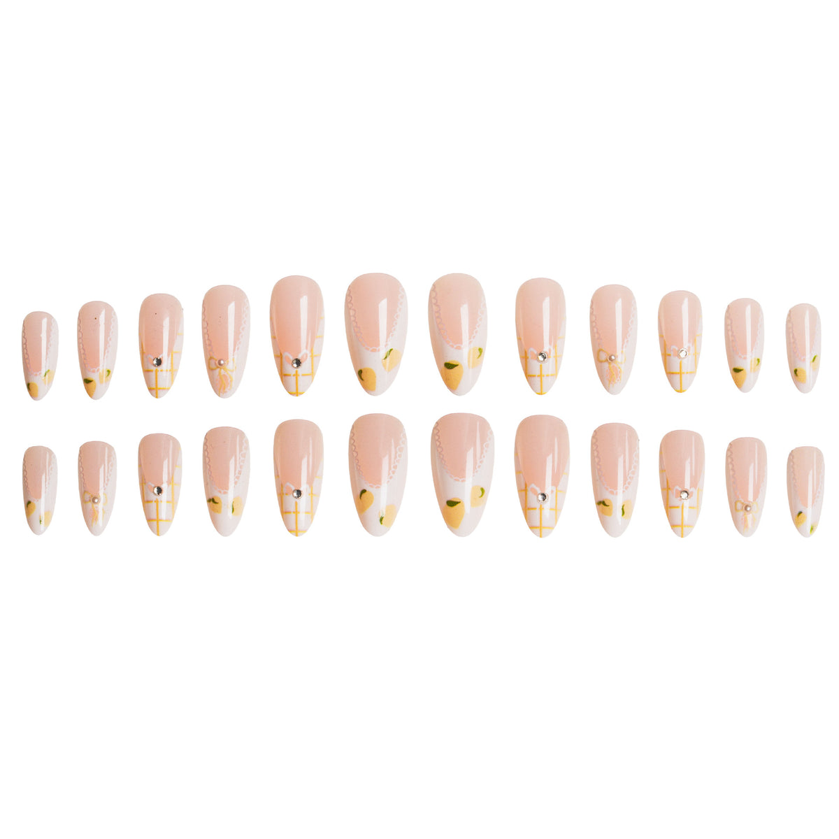 Elegantes Press-On Nagelkunstset