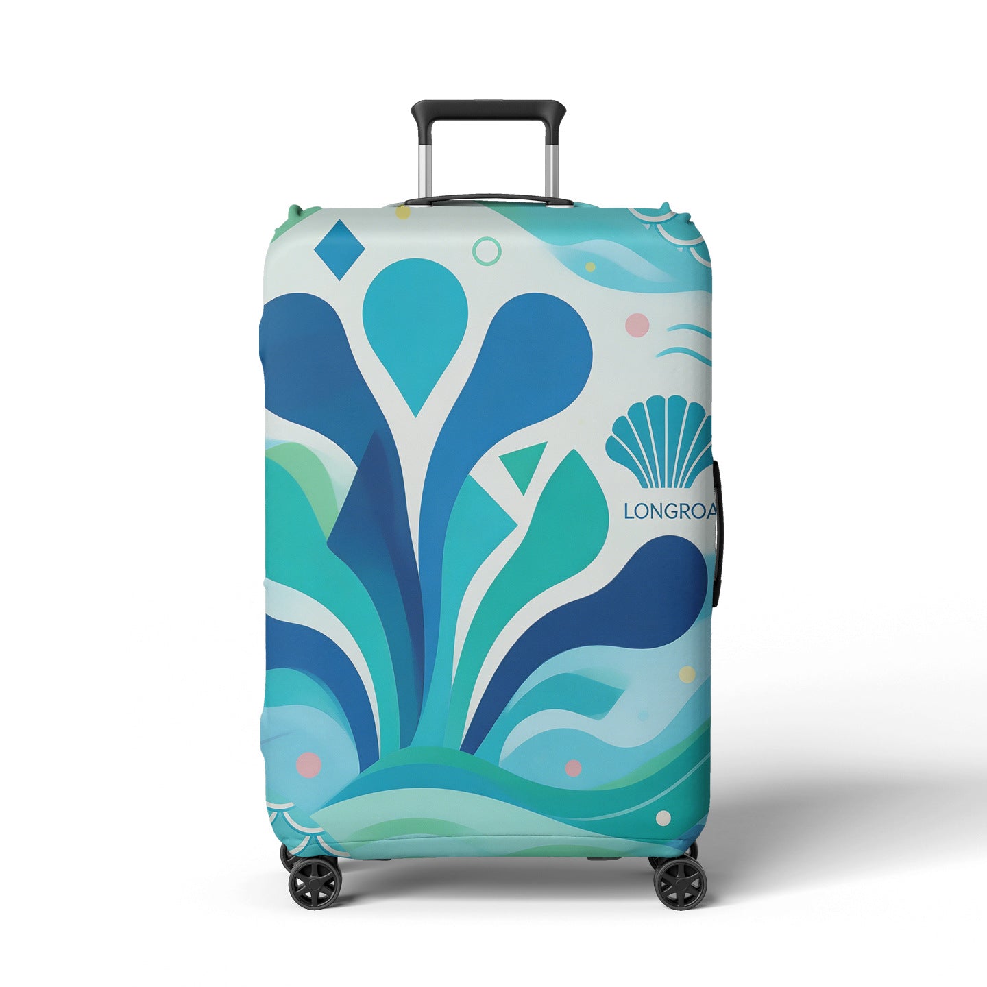 Damen Kofferhülle mit modernem grafischen Design Brehn