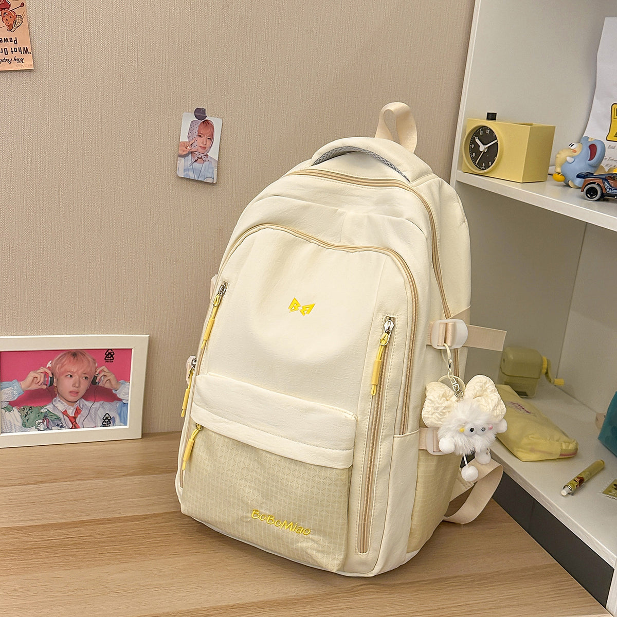 Stylischer Mehrfachfächer-Laptop-Rucksack Brehn