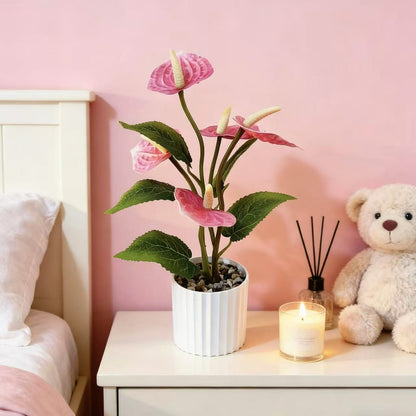 Künstliche Orchideenpflanzenarrangement 1790480743 Wohnkultur