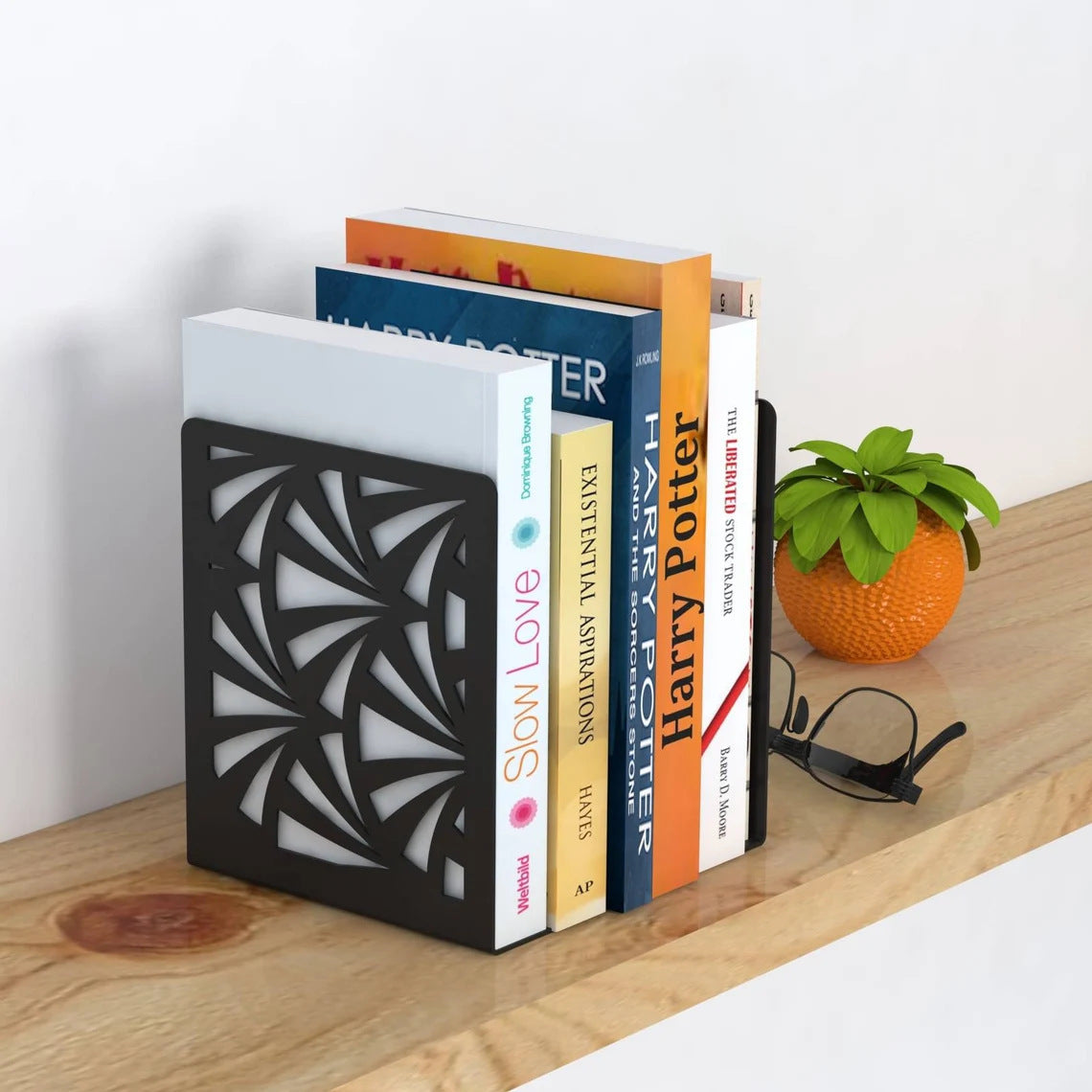 Moderne Geometrische Buchstützen