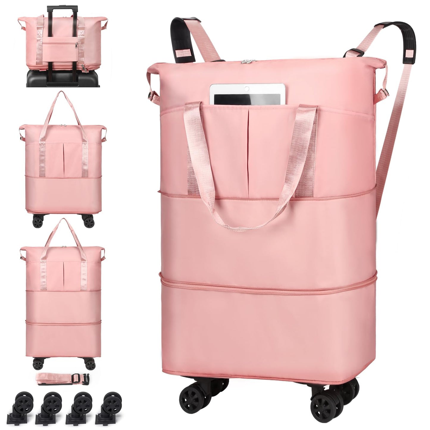 Damen Rollbare Einkaufstasche Brehn
