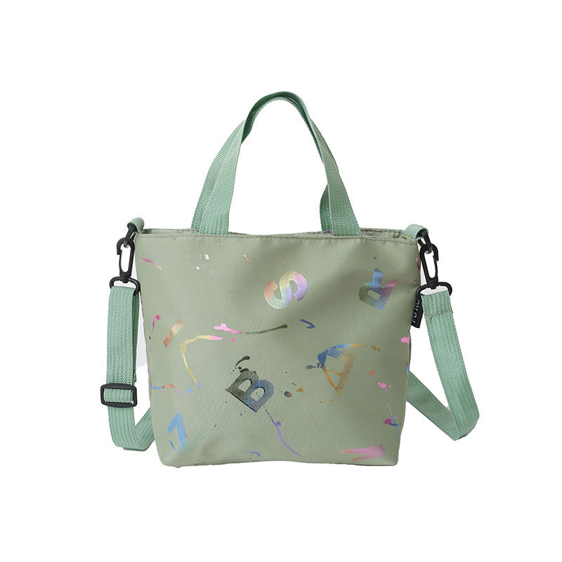 WoArtistic gemusterte Mini-Tote-Bag Brehn