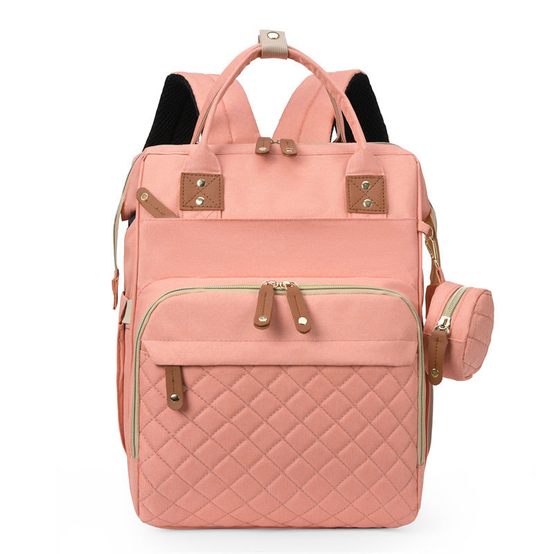 Vielseitiger Mehrfach-Taschen Stepp-Rucksack Brehn