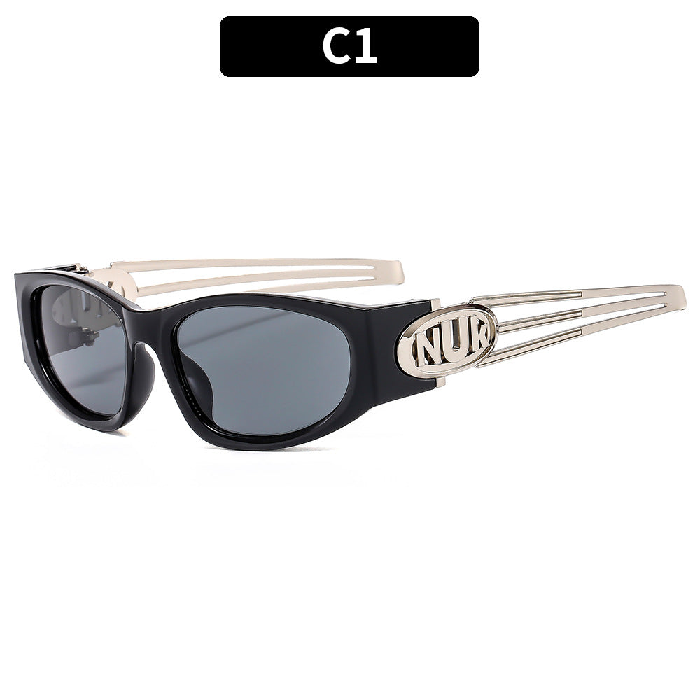 Sportliche Katzenaugen-Sonnenbrille
