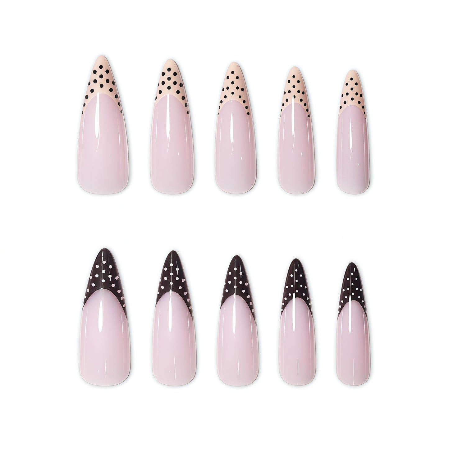 Künstlerische Stiletto Nagelverstärkungen Brehn