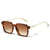 Chice quadratische Sonnenbrille mit Perlenakzenten Brehn