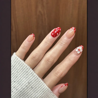 Dekoratives thematisches Press-On-Nagel-Set
