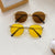 Modische Sonnenbrille mit Rundem Rahmen und Filigranem Design Brehn