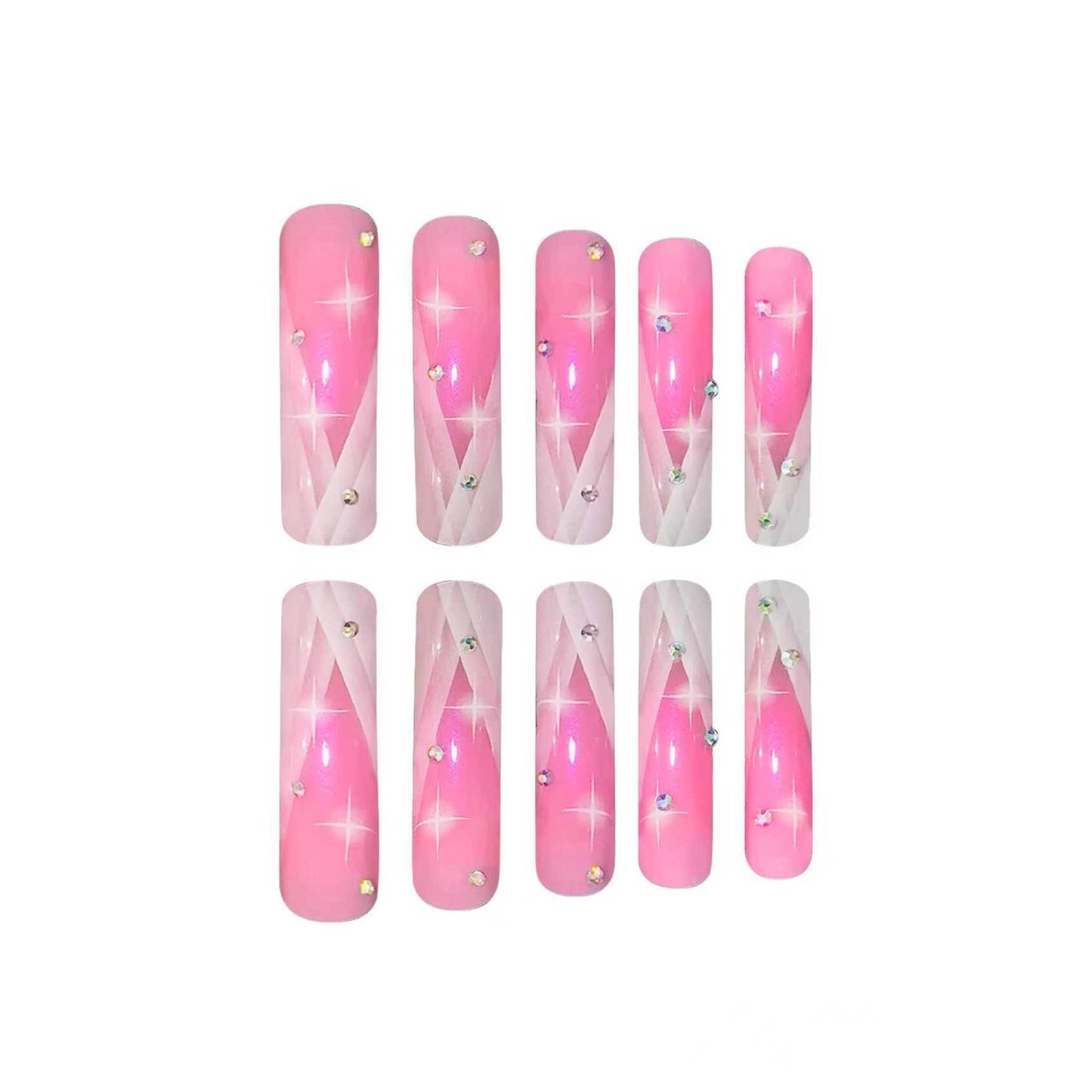 Glamouröse Lange Nagelverlängerungen Brehn