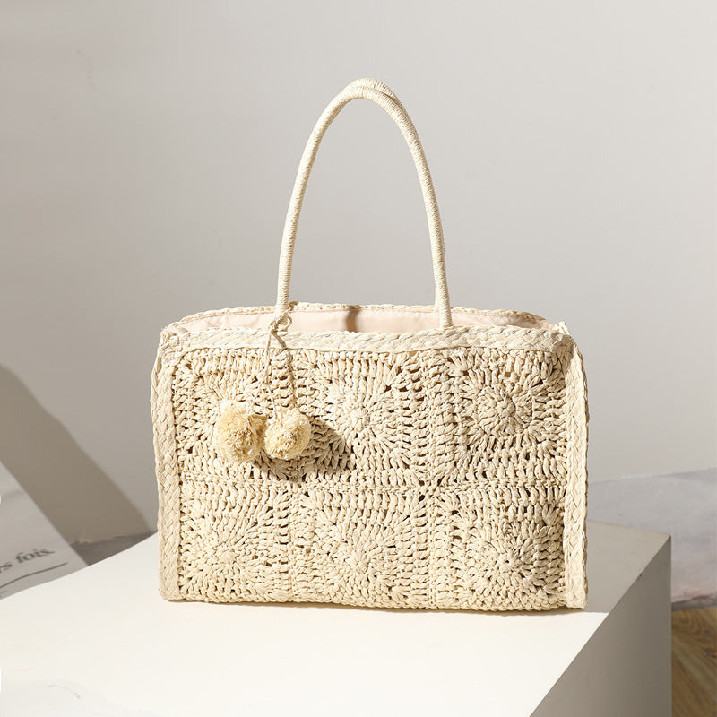 Handgefertigte Makramee Strandtasche Brehn