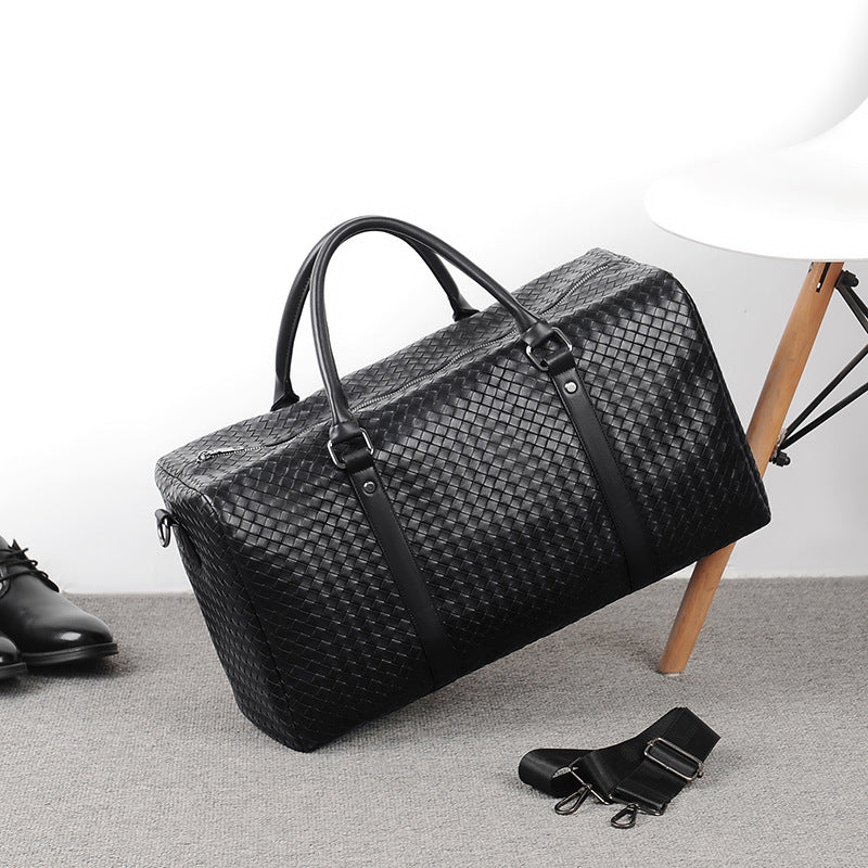 Premium Gewebte Leder Reisetasche Brehn