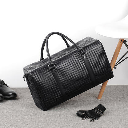 Premium Gewebte Leder Reisetasche Brehn