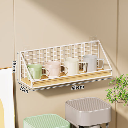 Wandmontierter Küchen-Organizer-Regal