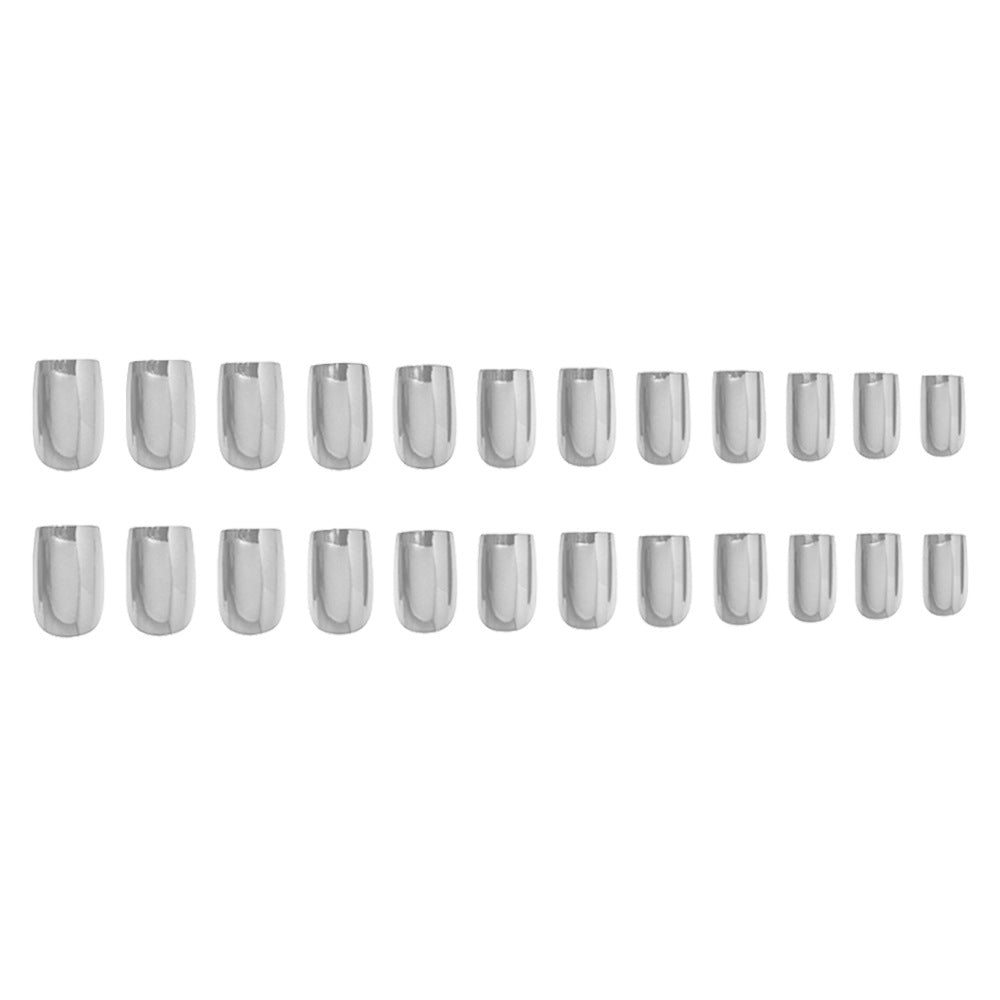 Chrome Finish Press-On Nails Brehn