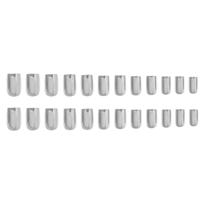 Chrome Finish Press-On Nails Brehn