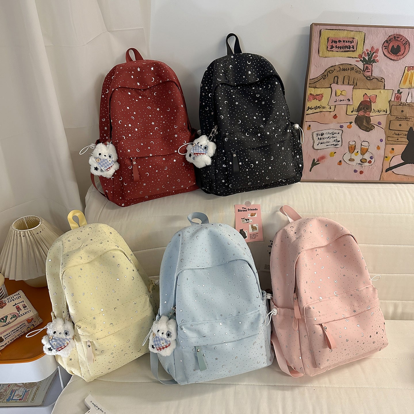 Rucksack mit Funkelnden Sternen und Modernen Details Brehn