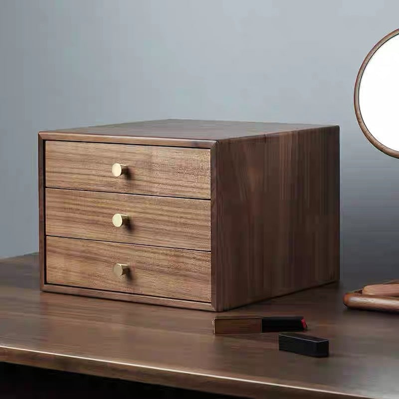 Holz Schubladenaufbewahrungseinheit Brehn