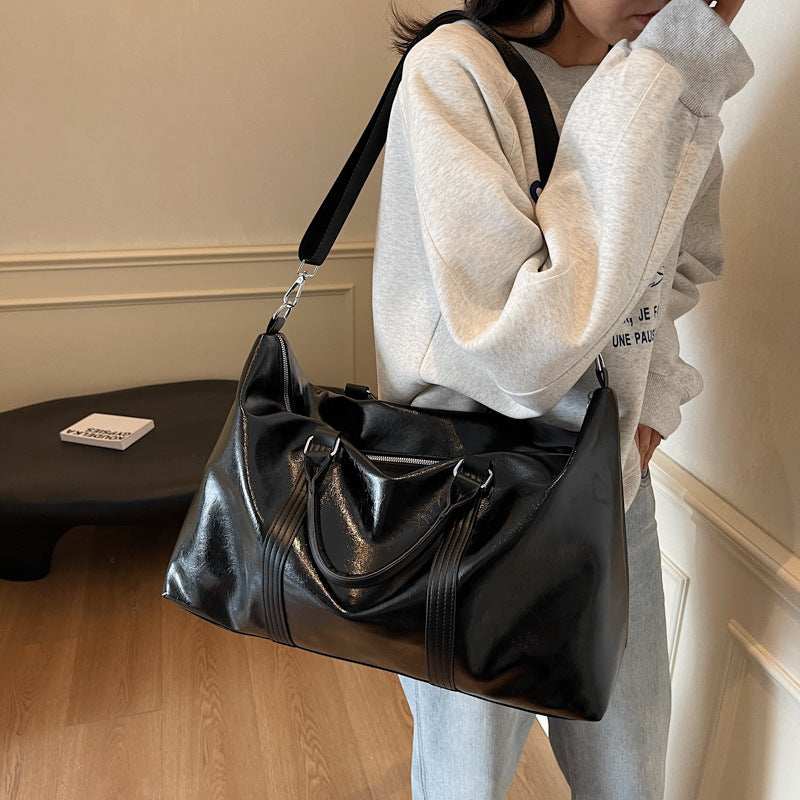 Premium Leder Wochenend Reisetasche Brehn