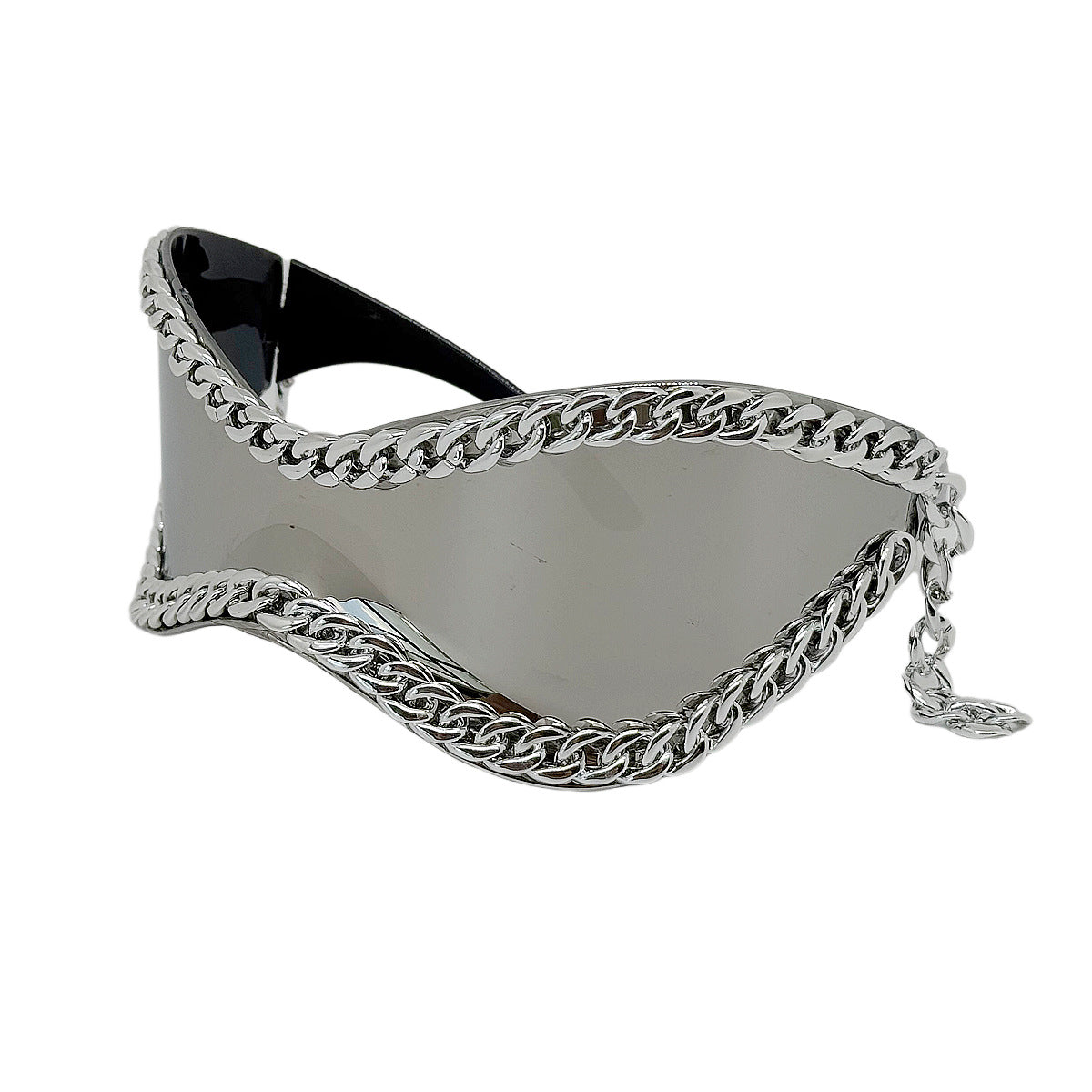 Damen modische Sonnenbrille mit Kettenrahmen Brehn