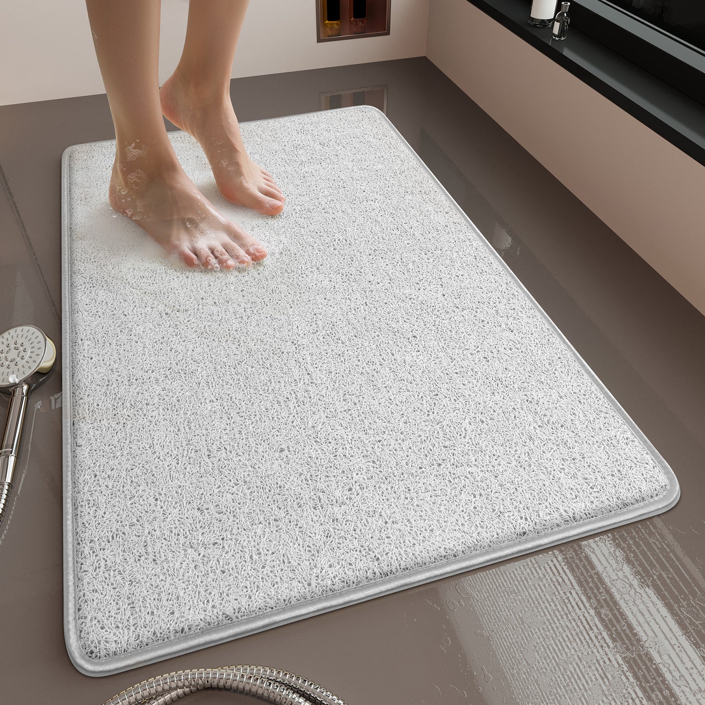 Absorbierende Mikrofaser-Badezimmermatte Brehn