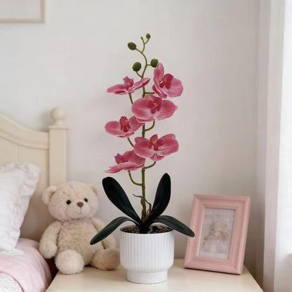 Elegante künstliche Orchideenpflanze zur Dekoration für zu Hause
