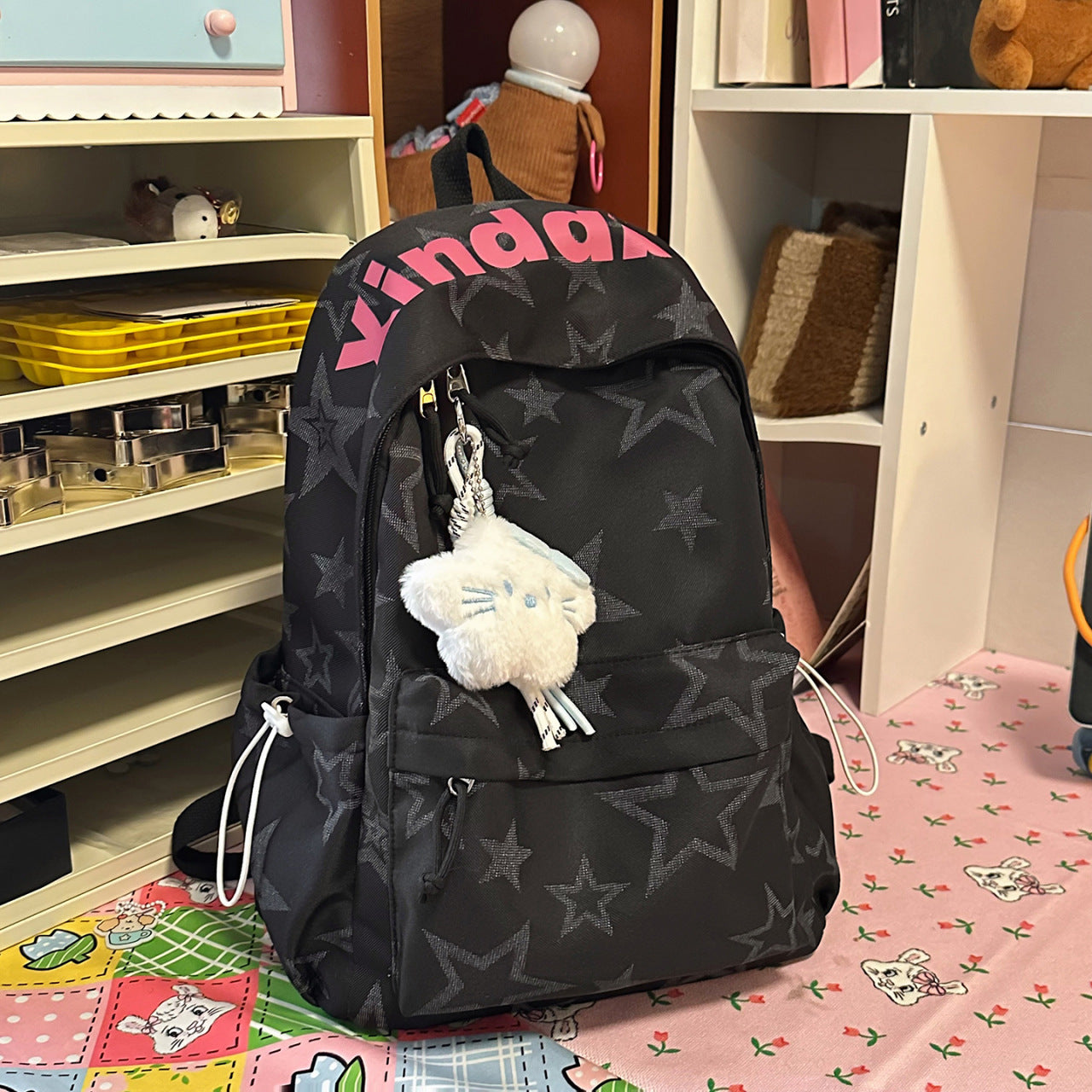 Sternen-Print Freizeit Rucksack