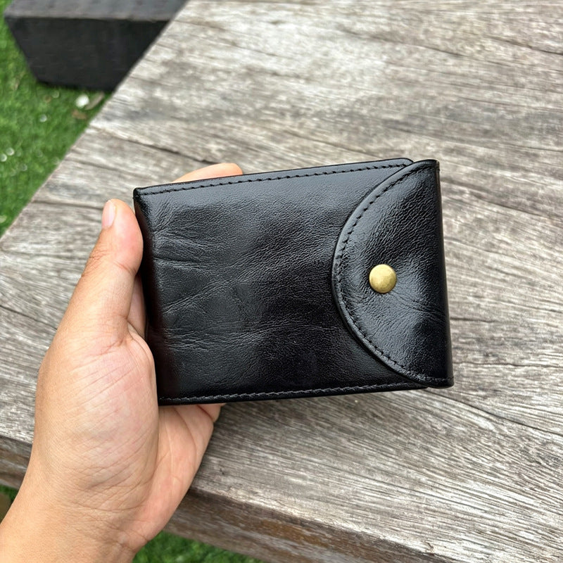 Minimalist Leder Kartenetui
