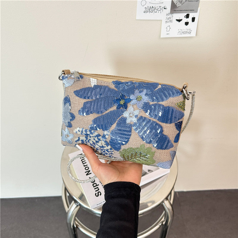 WoFloral Verzierte Clutch Tasche Brehn