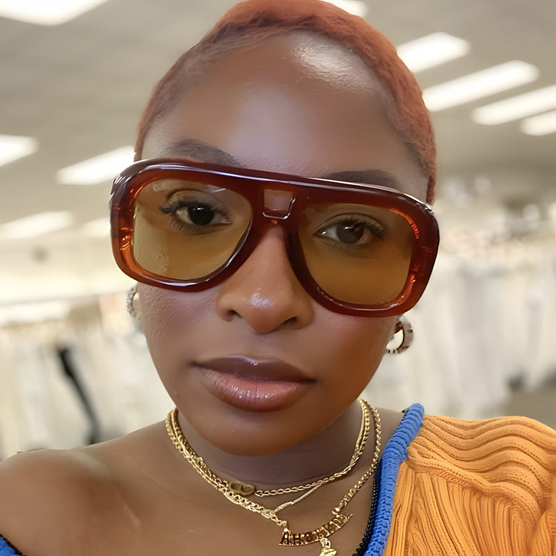 Damen markante Sonnenbrille im eleganten Stil Brehn