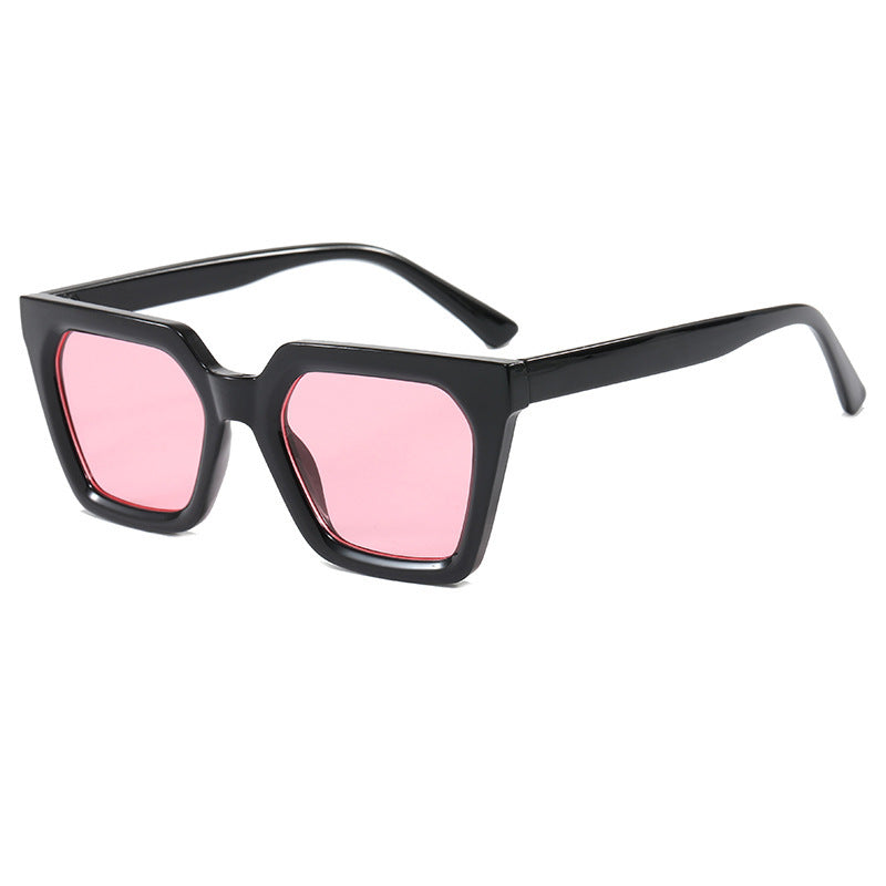 Damen geometrische Sonnenbrille im luxuriösen Acetat-Rahmen Brehn