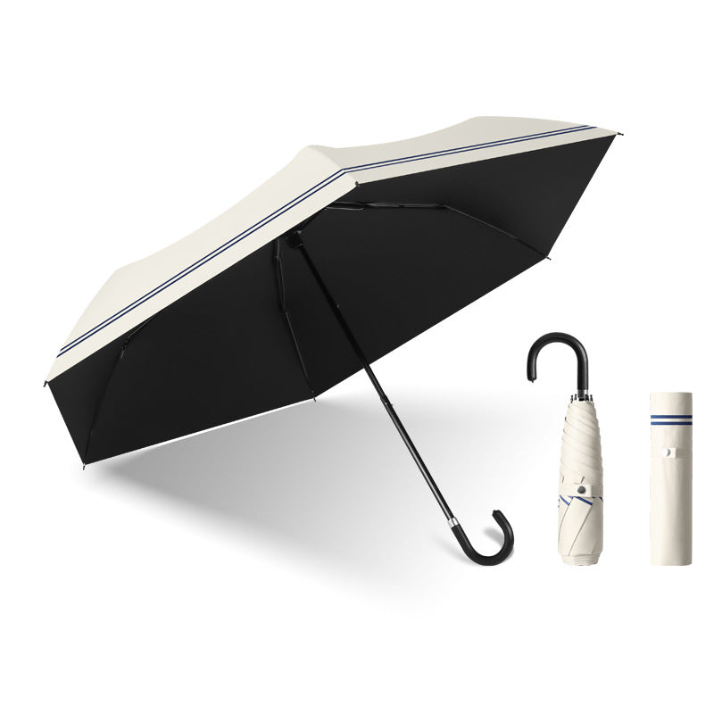 Damen Urbaner Klappregenschirm mit Windschutz und ergonomischem Griff Brehn