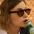 Damen stilvolle runde Brille Brehn