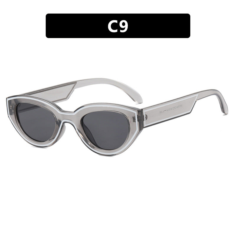 Damen Cat-Eye Sonnenbrille mit innovativem Rahmen Brehn