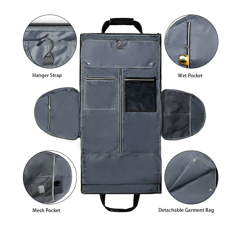 Elegante Reisetasche mit Integriertem Kleiderschutz Brehn