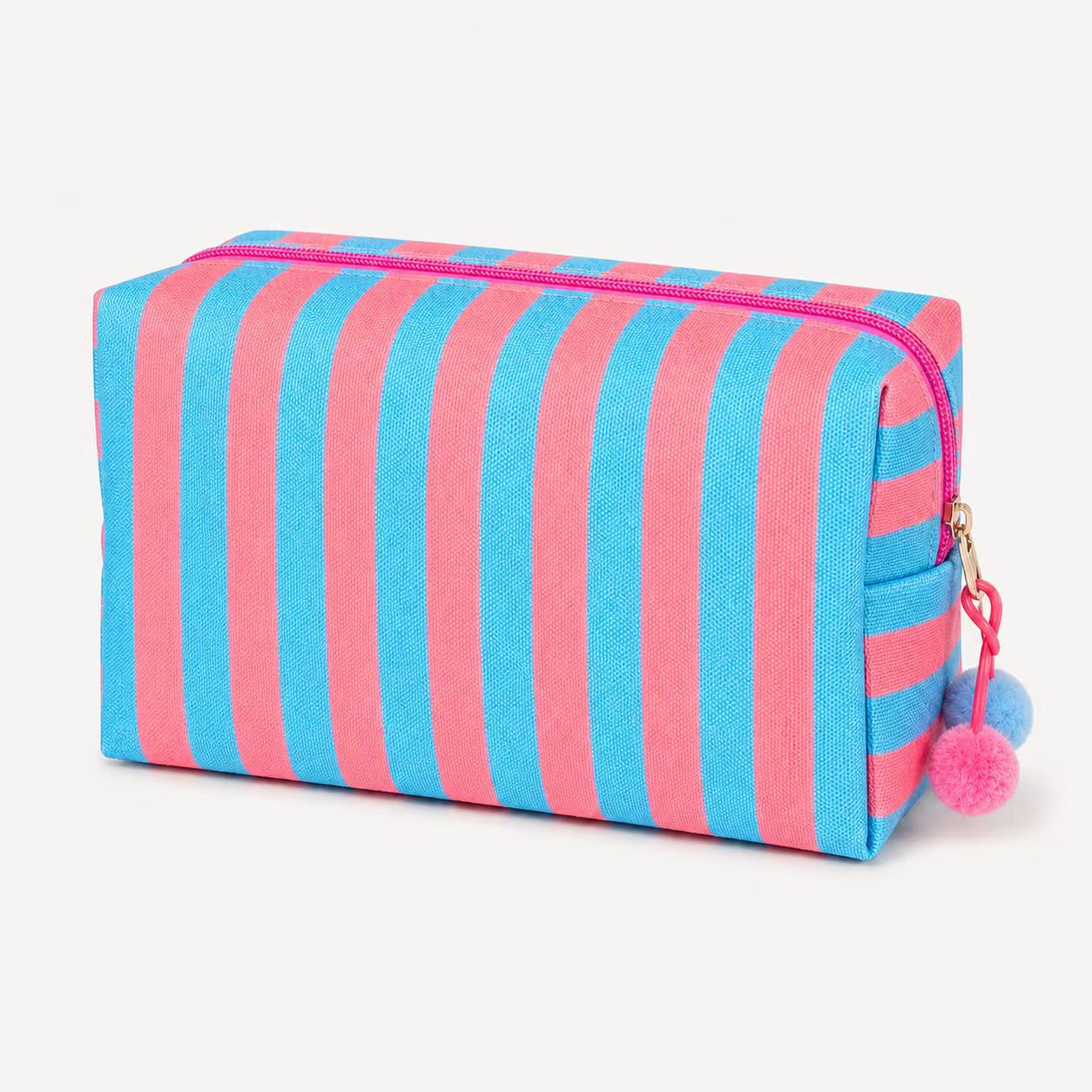 Kosmetiktasche mit Bunten Streifen Brehn
