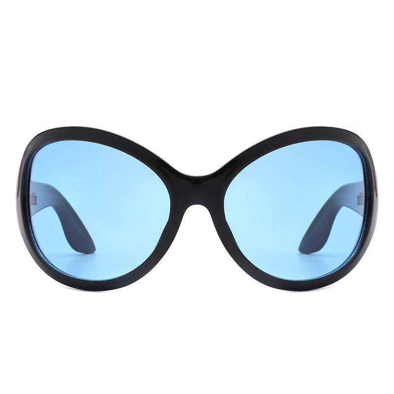 Damen Sonnenbrille im stilvollen Schmetterlingsdesign mit UV-Schutz und breitem Rahmen Brehn