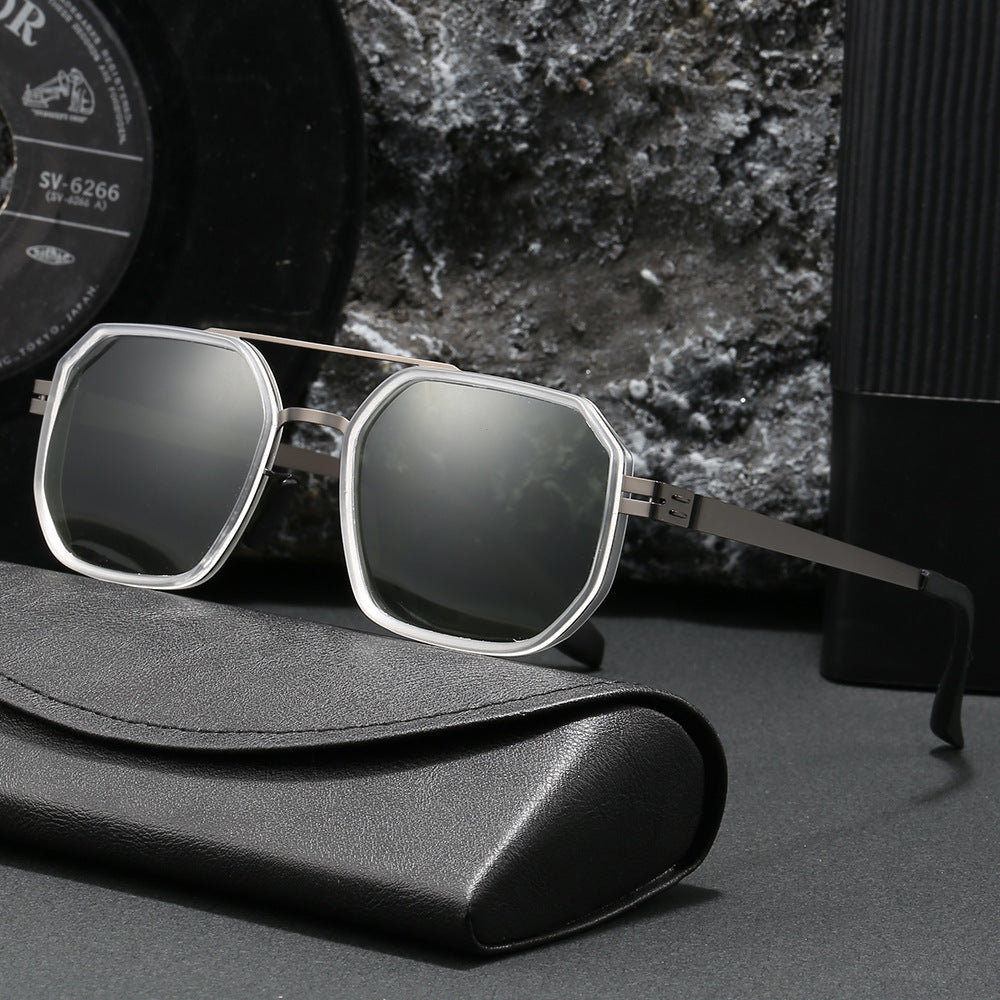 Damen Elegante Achtkantige Sonnenbrille Brehn