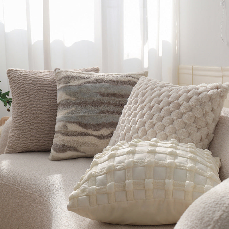 Kuschelkissen im Teddyfell-Stil Brehn