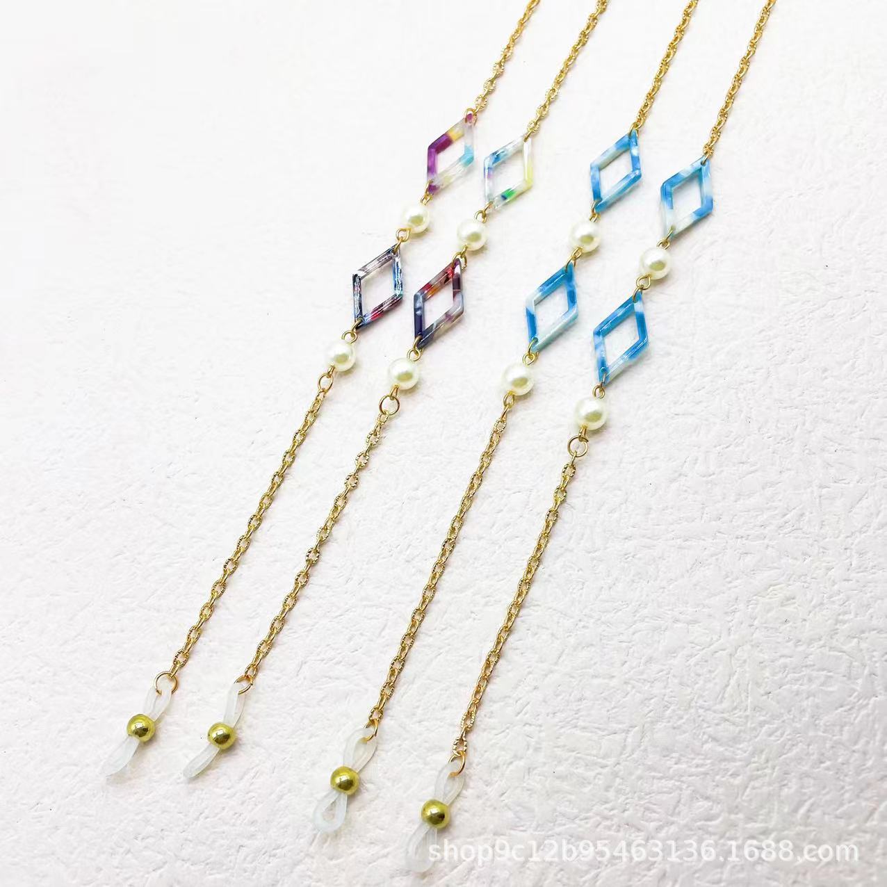 Elegante geometrische Halskette Brehn