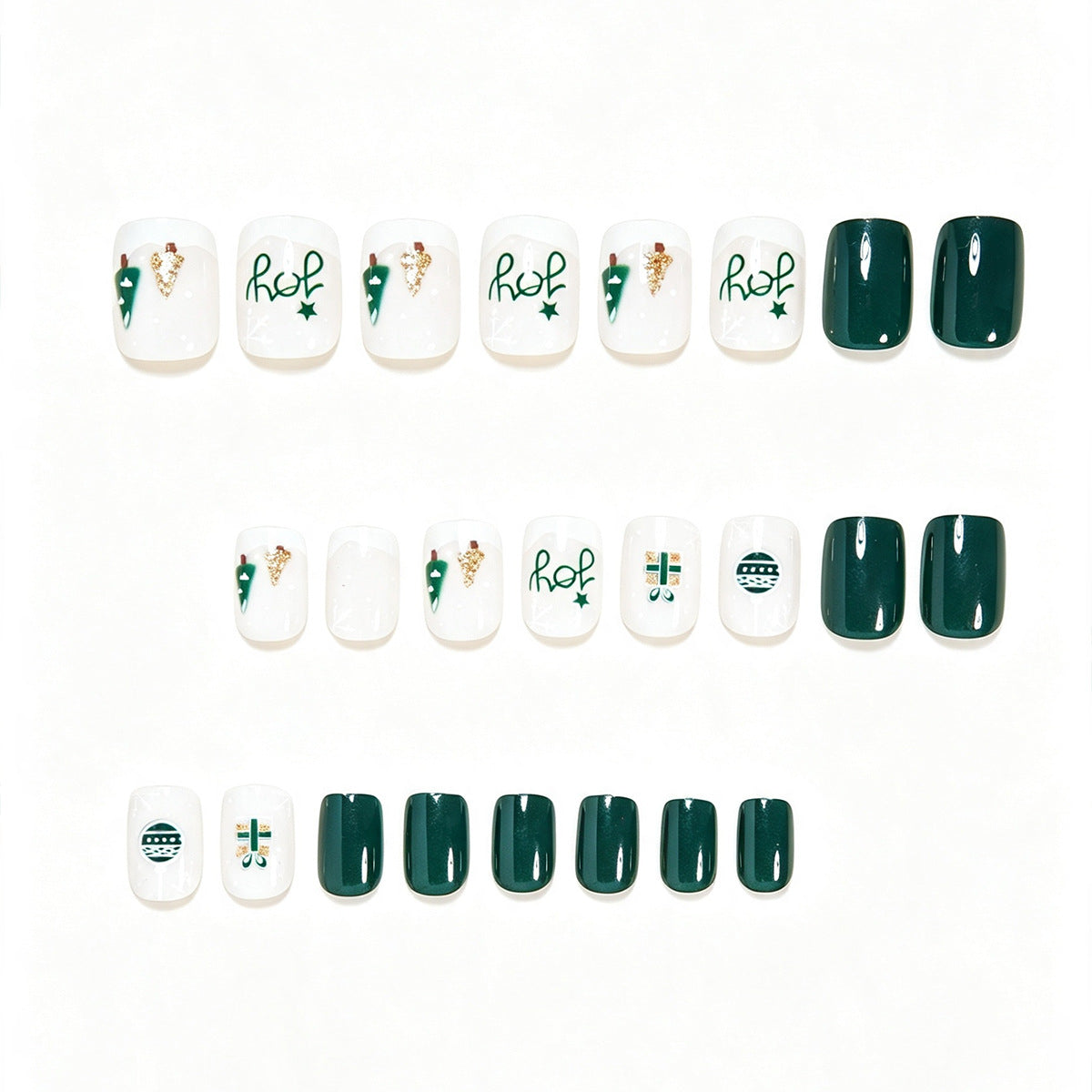 Festliches Feiertags-Nageldesign Brehn